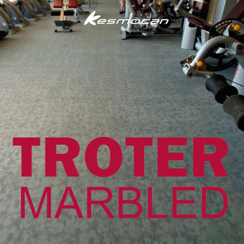 TROTER MARBLE PAVIMENTO DEPORTIVO INTERIOR BUNDEFLOORING LOSETA 100x100 cm